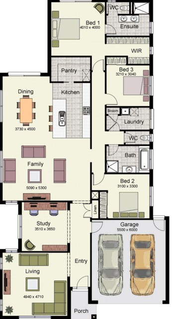 planos de casas de dos pisos de 180 metros cuadrados