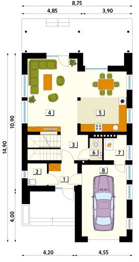 Modelos de casas de dos pisos sencillas