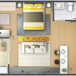 Planos de casas modernas de 1 dormitorio